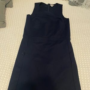 Size 2 Gap shift dress with pockets back zip navy blue